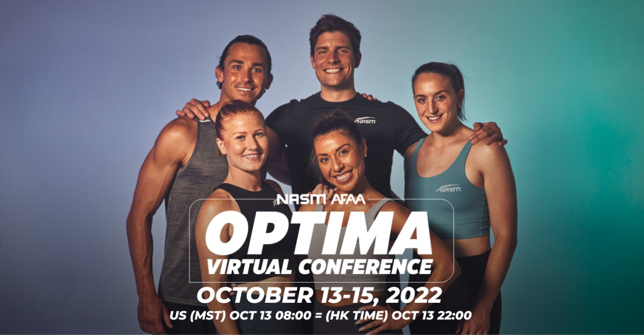 NASM/AFAA OPTIMA 2022 Virtual Conference English OPS