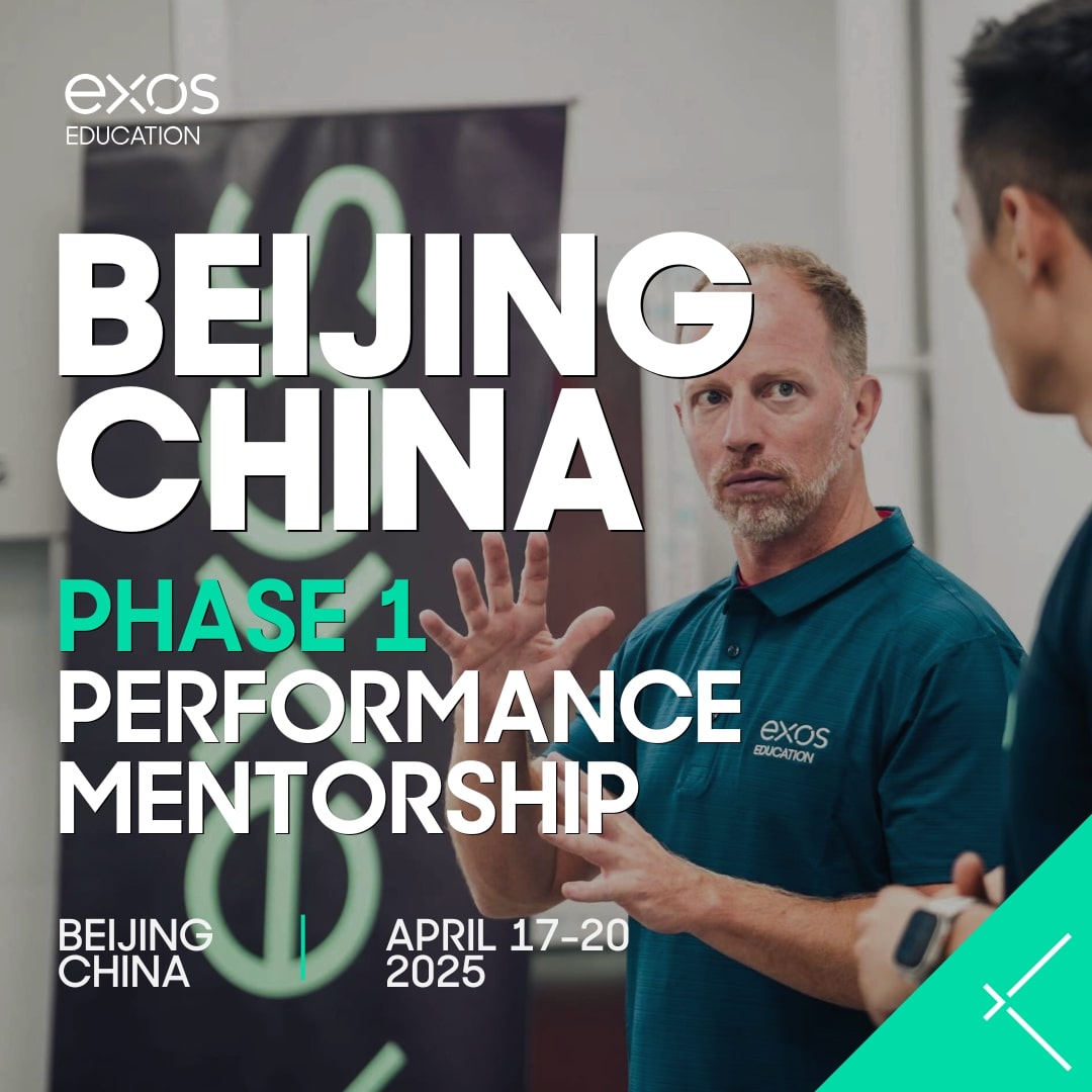 EXOS April 17-20 Beijing Phase 1