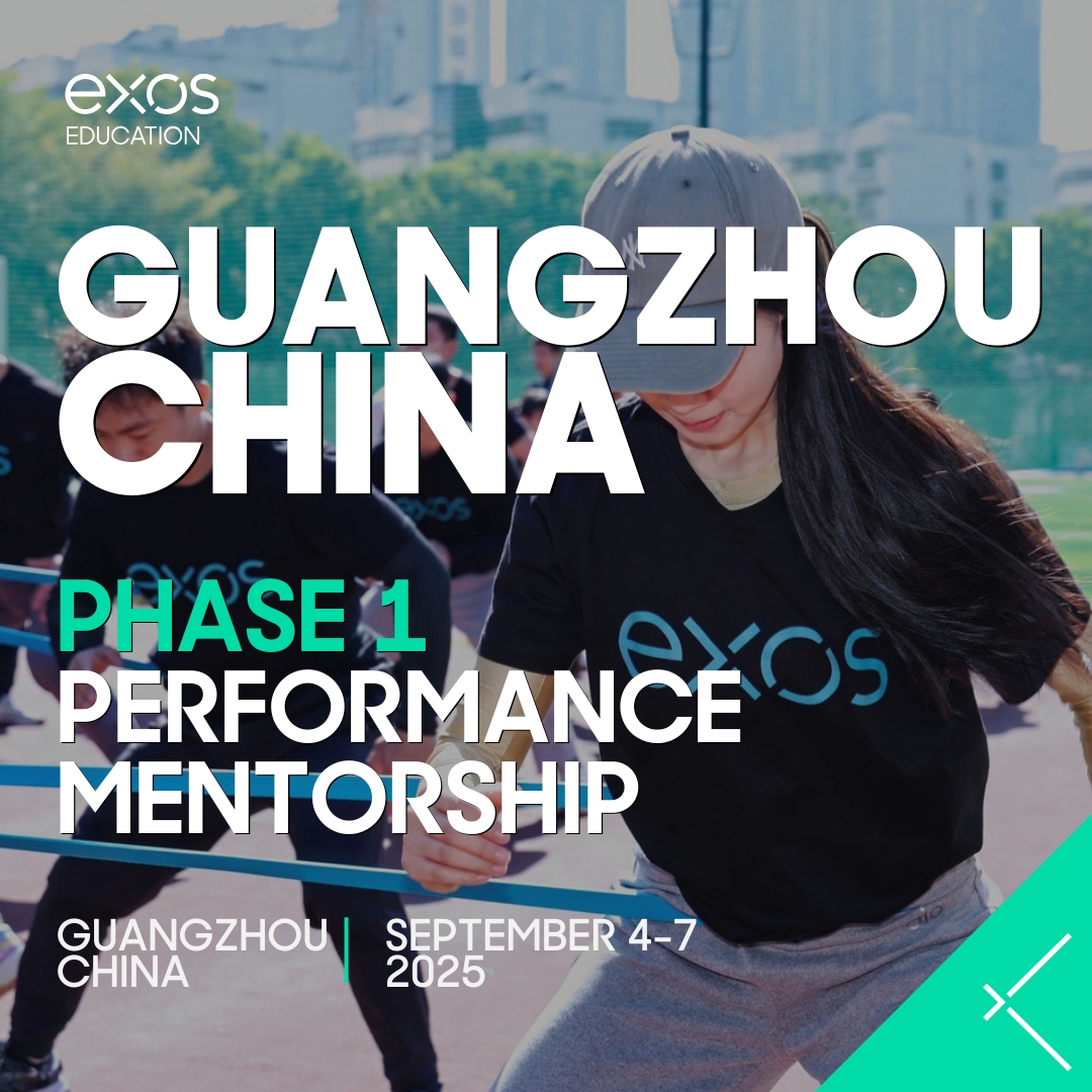 EXOS - September 4-7, 2025 - Guangzhou, China - Phase 1 EXOS - October 2-5, 2025 - Chengdu, China - Phase 1